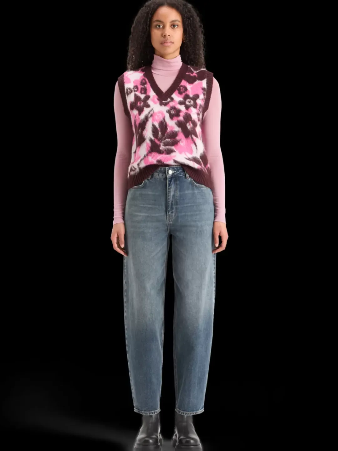 Discount Scotch & Soda ROLL UP NECK LONG SLEEVE T-SHIRT