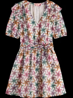 Outlet Scotch & Soda RUFFLED MINI DRESS Starfish