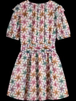 Outlet Scotch & Soda RUFFLED MINI DRESS Starfish