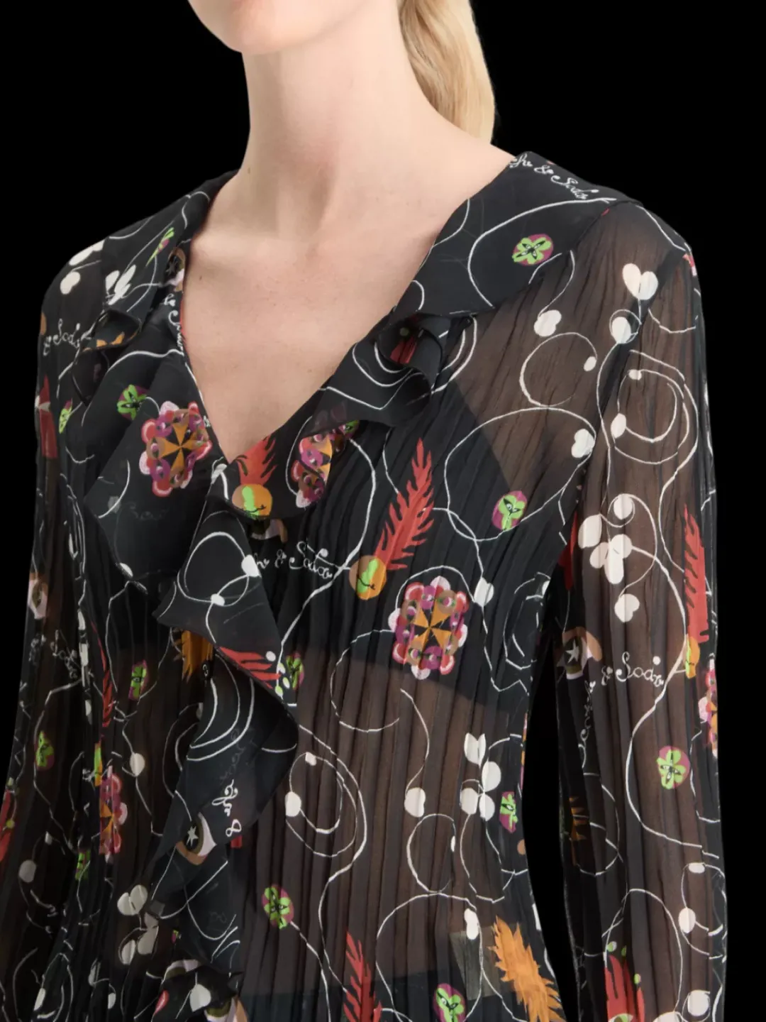 Discount Scotch & Soda RUFFLED TOP