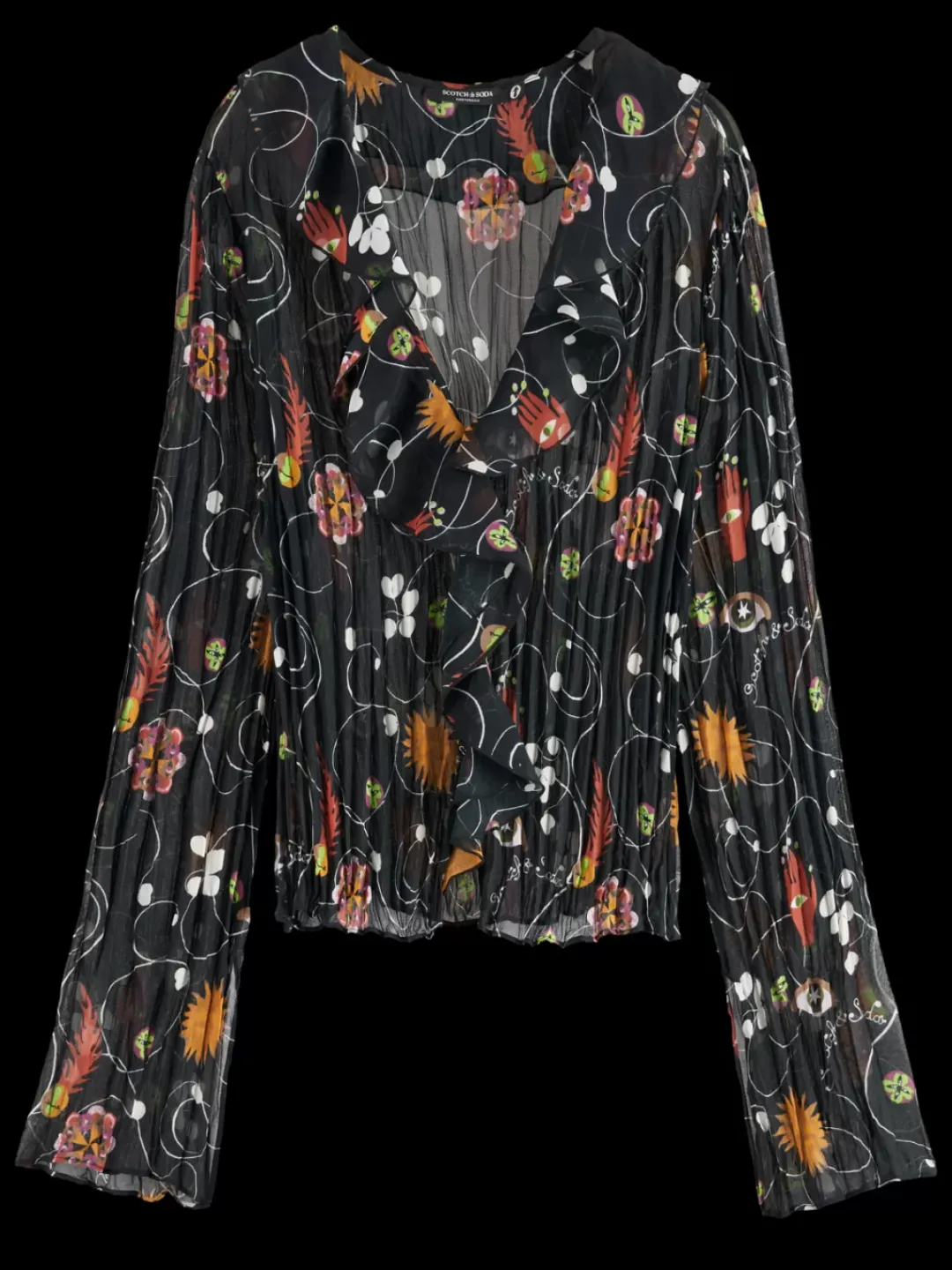 Discount Scotch & Soda RUFFLED TOP