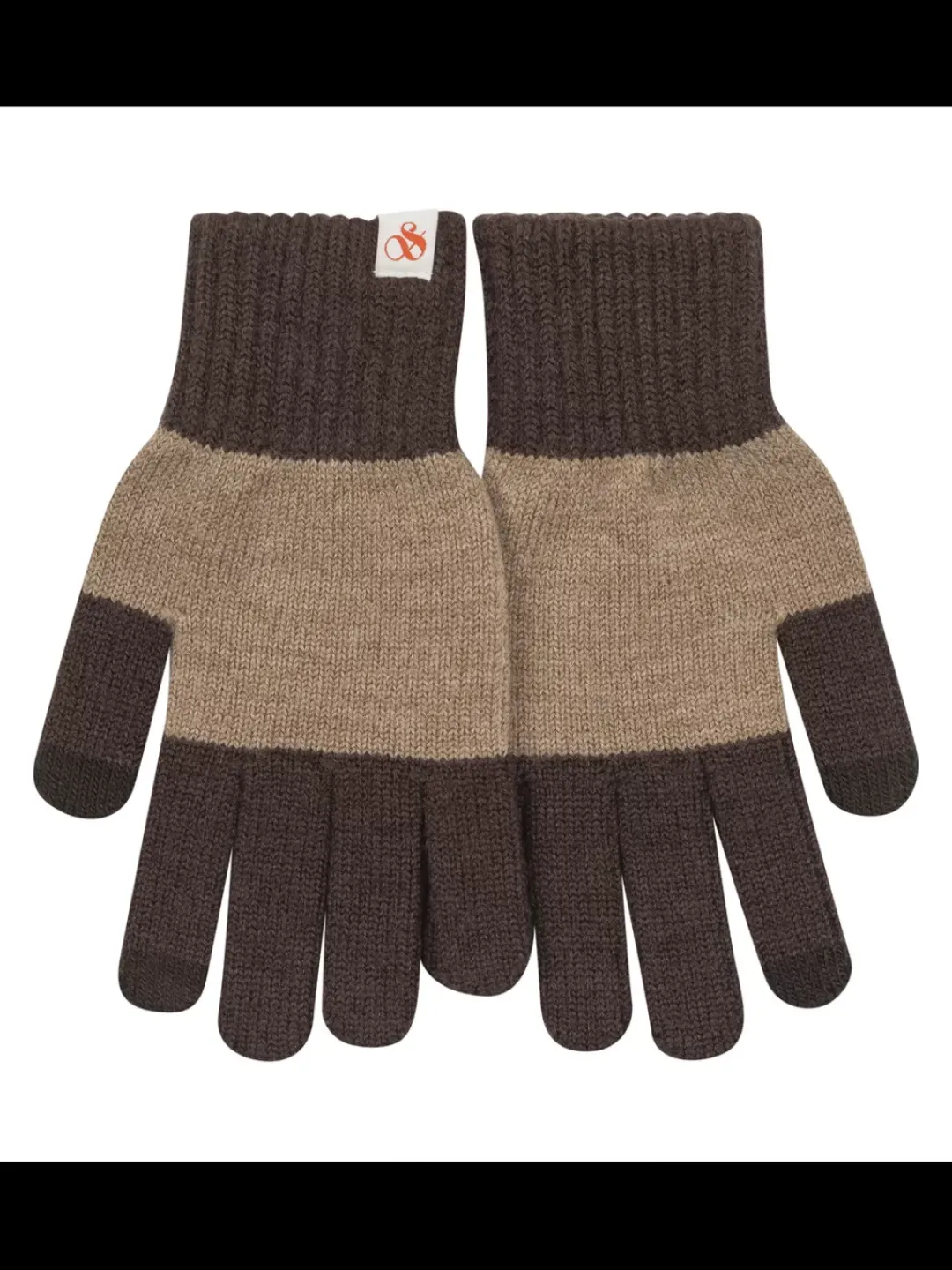 New Scotch & Soda S&S COLOR BLOCK KNIT GLOVE