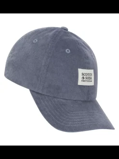 Sale Scotch & Soda S&S CORDUROY ADJUSTABLE CAP MEDIUMBLUE