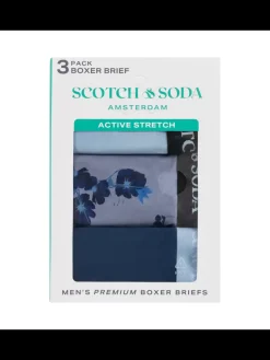Sale Scotch & Soda SCOTCH & SODA MEN'S UNDERWEAR SS24 - 3PK BOXER BRIEF (PRINT)