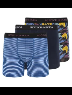 Sale Scotch & Soda SCOTCH & SODA MEN'S UNDERWEAR SS24 - 3PK BOXER BRIEF (PRINT)