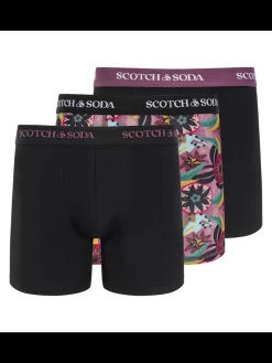 Sale Scotch & Soda SCOTCH & SODA MEN'S UNDERWEAR SS24 - 3PK BOXER BRIEF (PRINT)