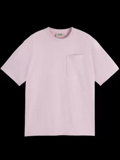 Clearance Scotch & Soda Seasonal core - 3 crosses loose fit pocket t-shirt