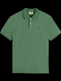 Fashion Scotch & Soda Seasonal core - logo pique polo