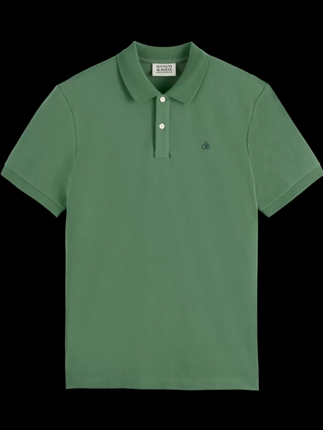 Fashion Scotch & Soda Seasonal core - logo pique polo