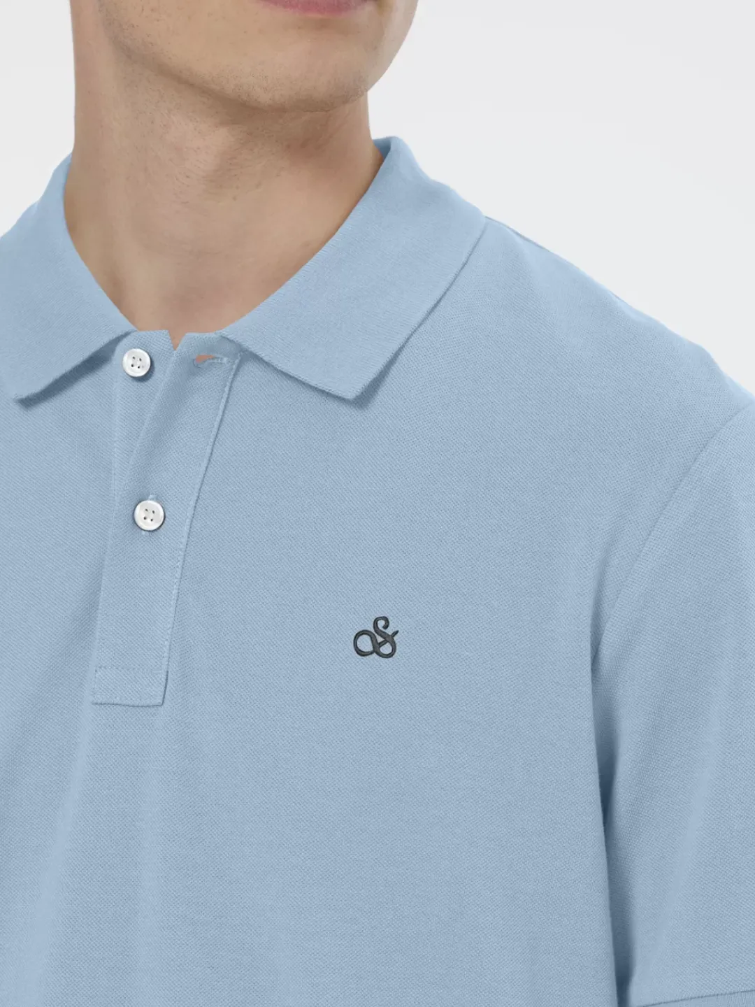 Fashion Scotch & Soda Seasonal core - logo pique polo