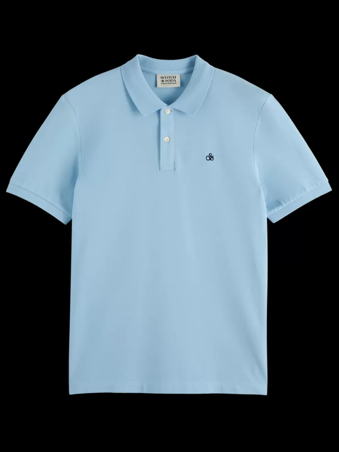 Fashion Scotch & Soda Seasonal core - logo pique polo