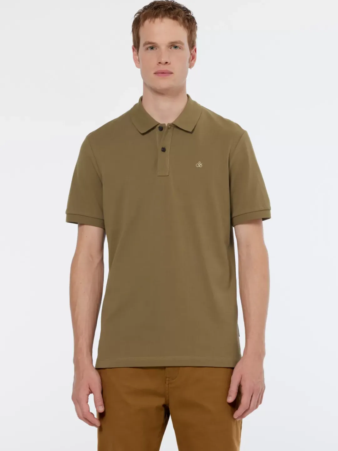 Fashion Scotch & Soda Seasonal core - logo pique polo