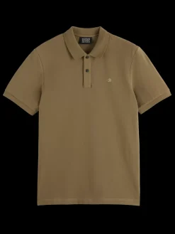 Fashion Scotch & Soda Seasonal core - logo pique polo