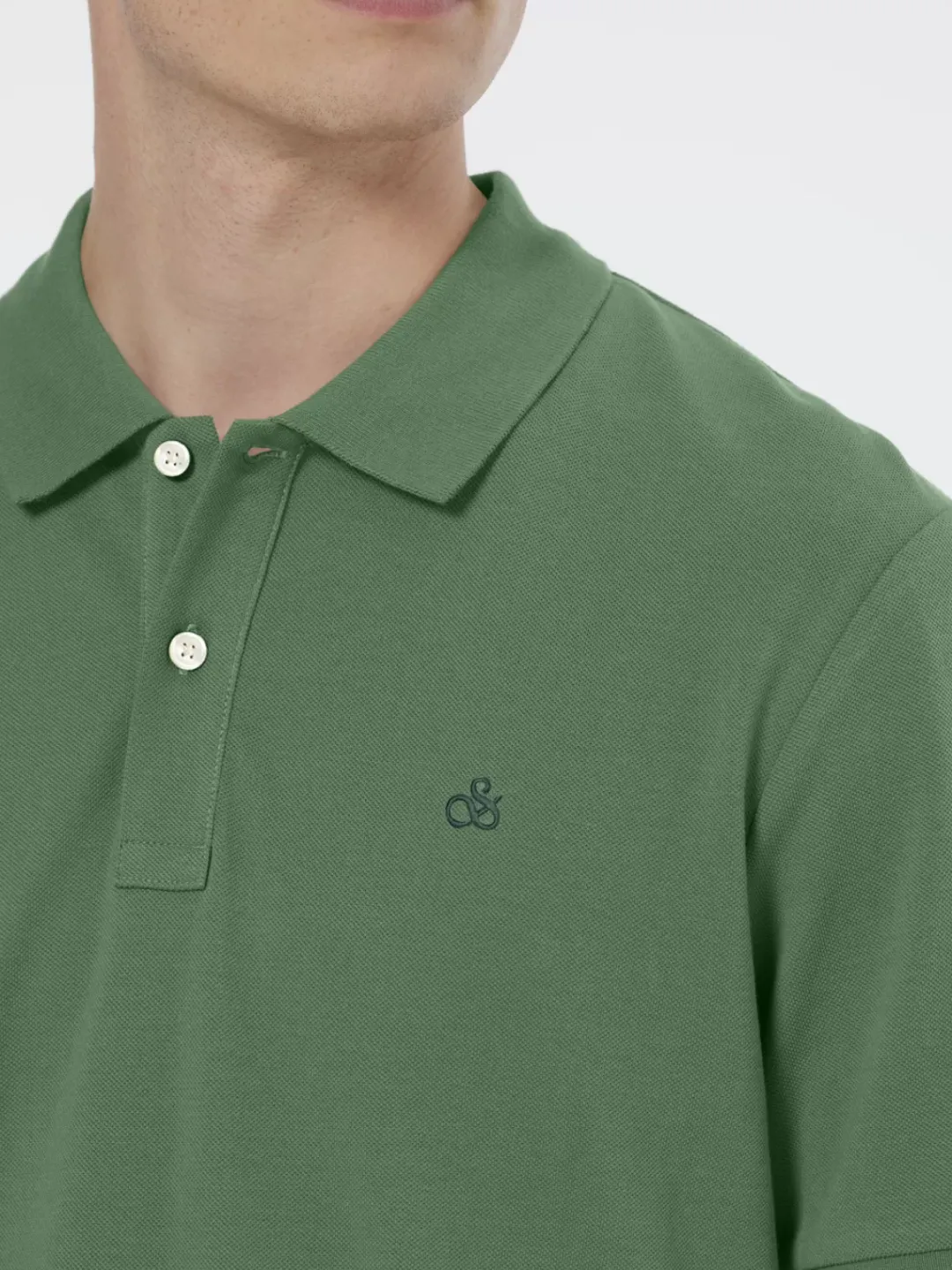 Fashion Scotch & Soda Seasonal core - logo pique polo