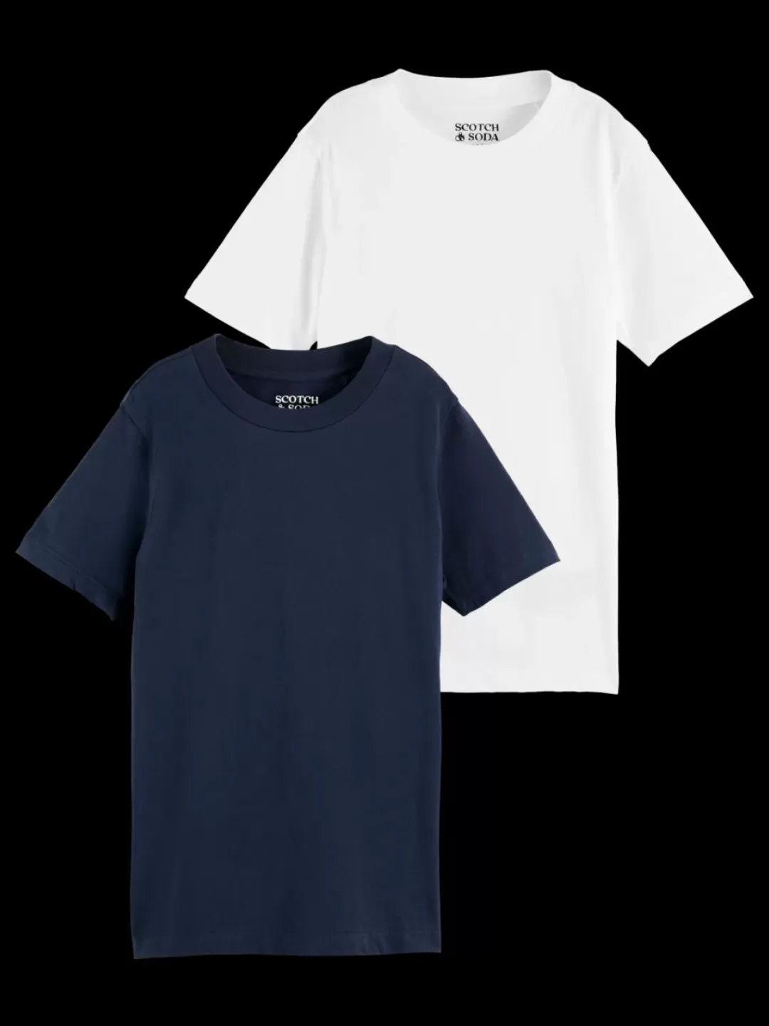 Online Scotch & Soda Seasonal essentials duo pack cotton in conversion t-shirt ComboA