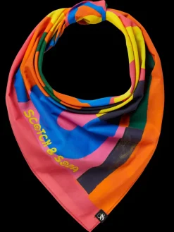 Discount Scotch & Soda Seasonal printed cotton bandana