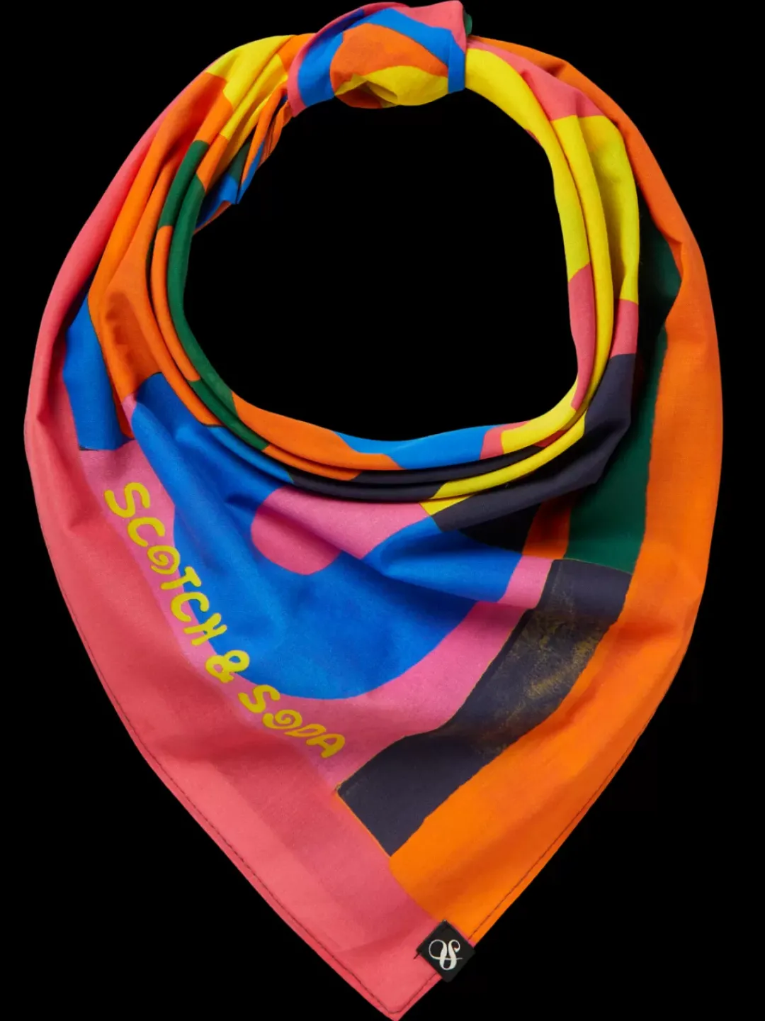 Discount Scotch & Soda Seasonal printed cotton bandana