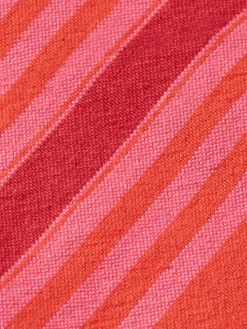 Outlet Scotch & Soda Seasonal- striped cotton-oxford bermuda short PinkIkat