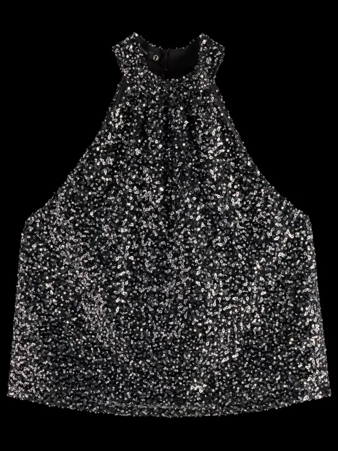 Fashion Scotch & Soda SEQUIN TANK TOP SilverBlackSequins