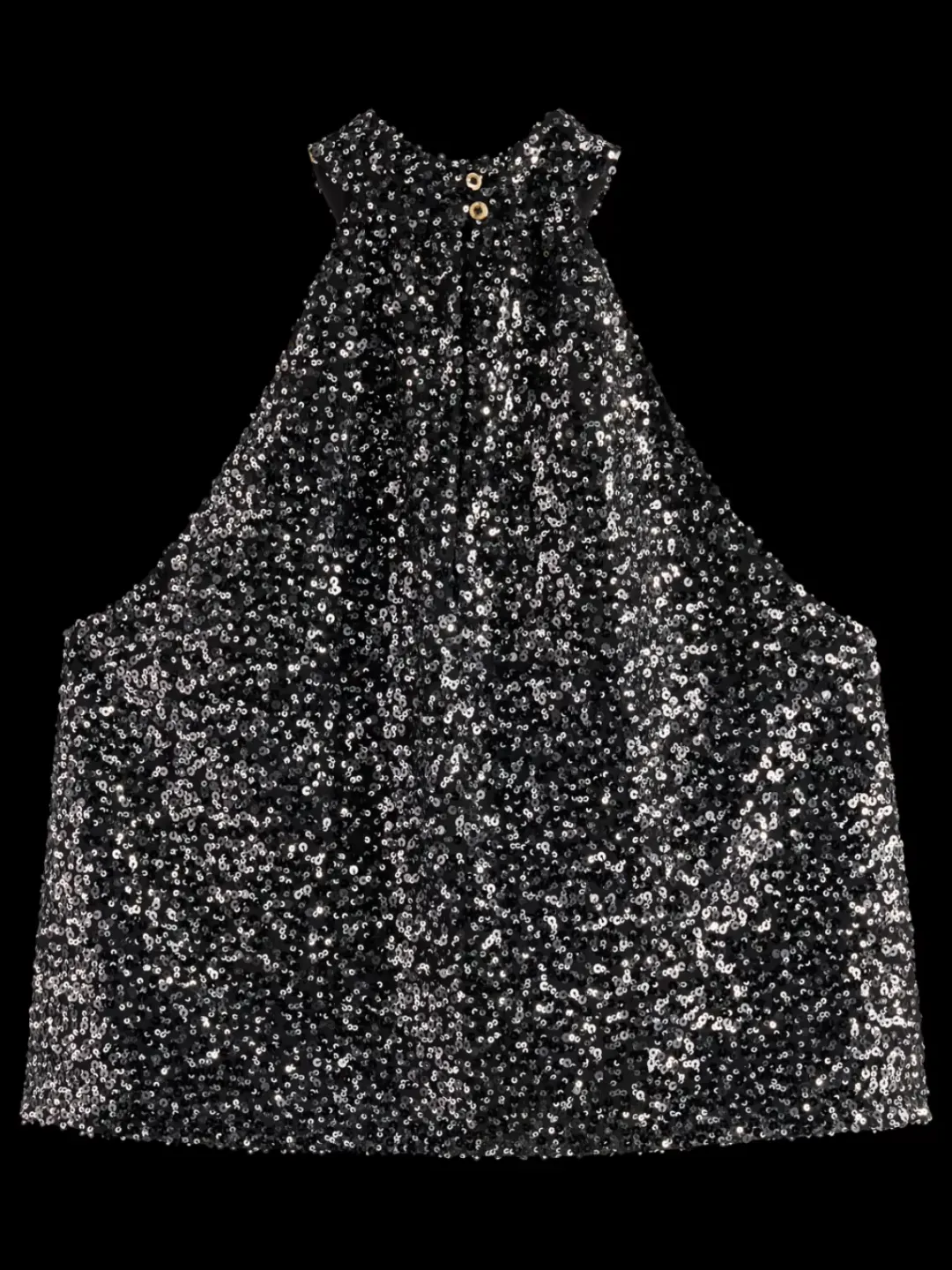 Fashion Scotch & Soda SEQUIN TANK TOP SilverBlackSequins