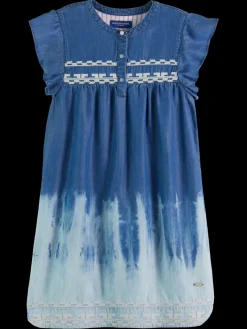 Sale Scotch & Soda Short sleeve dress - washed indigo WashedIndigo
