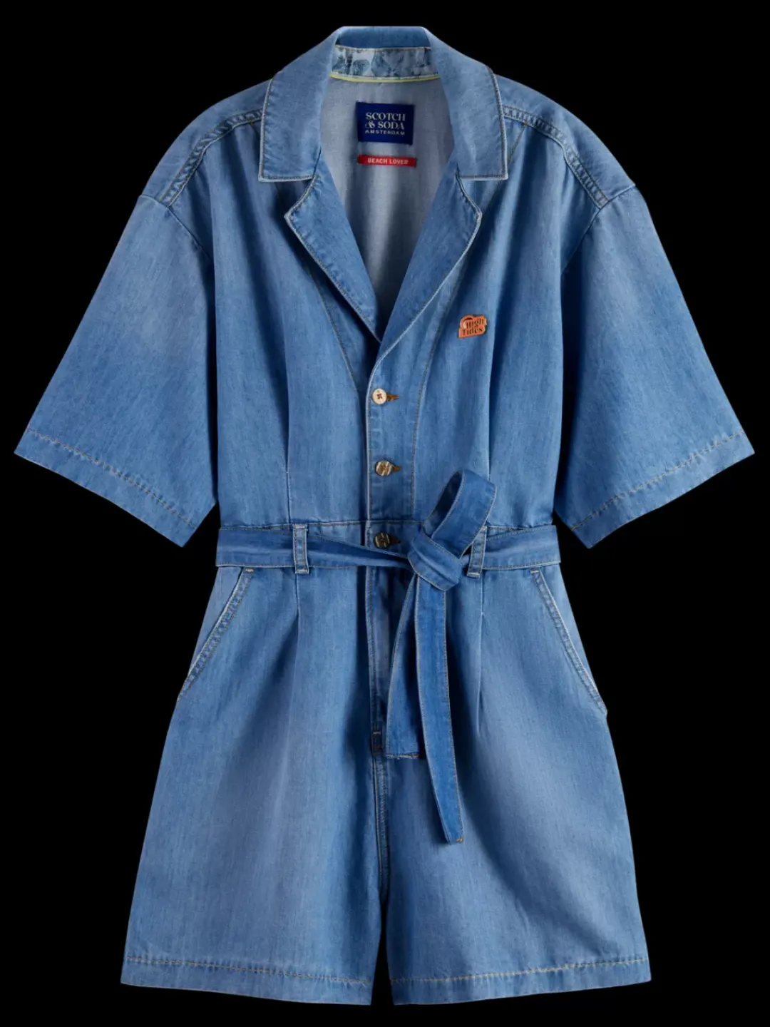 Outlet Scotch & Soda SHORT SLEEVE PLAYSUIT SEA SHELLS SeaShells