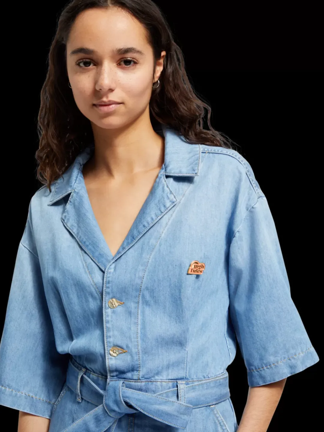 Outlet Scotch & Soda SHORT SLEEVE PLAYSUIT SEA SHELLS SeaShells