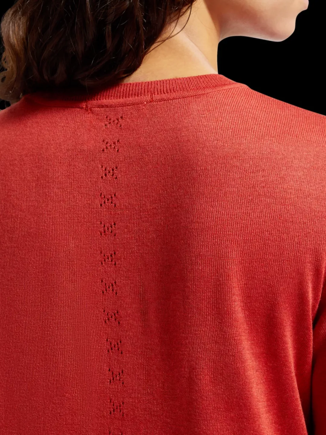 Hot Scotch & Soda SHORT SLEEVED CREW NECK PULLOVER RusticCoral