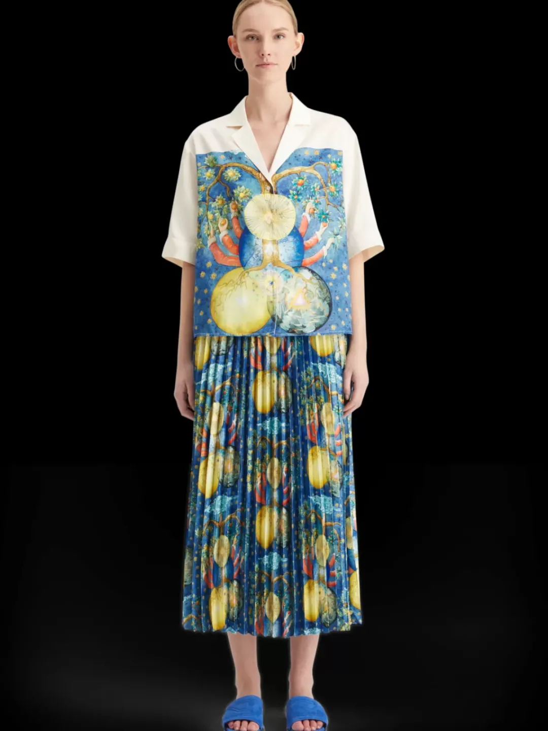 Hot Scotch & Soda SHORT SLEEVED SHIRT EMBASSY OF THE FREE MIND PRINT EmbassyTreeAOP