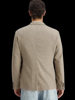 Clearance Scotch & Soda Single breasted yarn-dyed blazer AntraOffwhiteMiniCheck