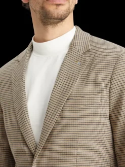 Clearance Scotch & Soda Single breasted yarn-dyed blazer AntraOffwhiteMiniCheck