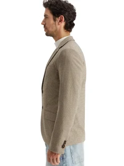 Clearance Scotch & Soda Single breasted yarn-dyed blazer AntraOffwhiteMiniCheck