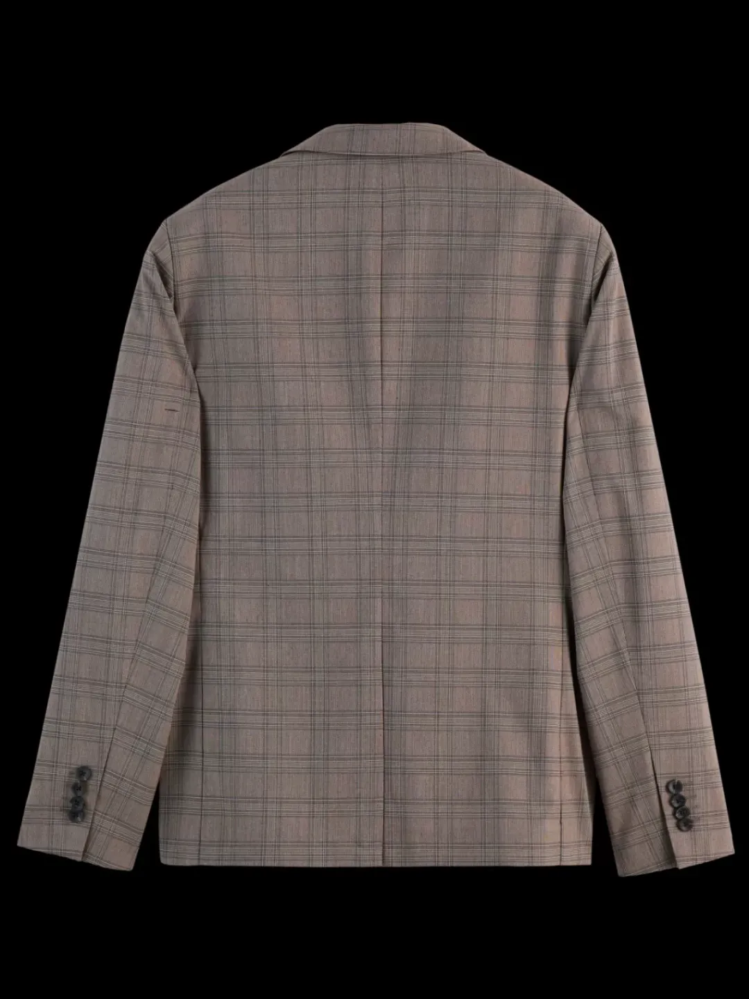 Fashion Scotch & Soda SINGLE BREASTED YARN-DYED BLAZER BrownEcruCheck