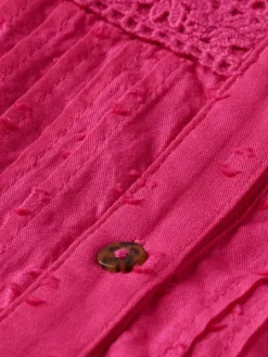 Best Scotch & Soda Sleeveless clip jacquard dress FunFuchsia