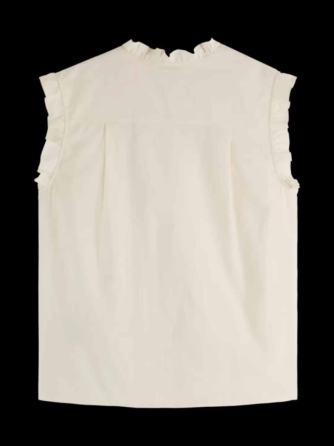 New Scotch & Soda Sleeveless ruffle shirt SoftIce