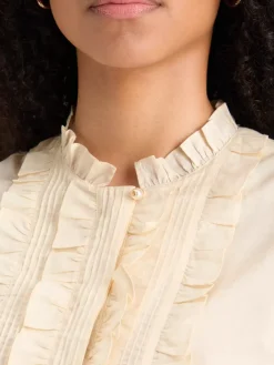 New Scotch & Soda Sleeveless ruffle shirt SoftIce