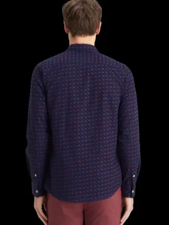 Online Scotch & Soda Slim fit ditsy aop shirt