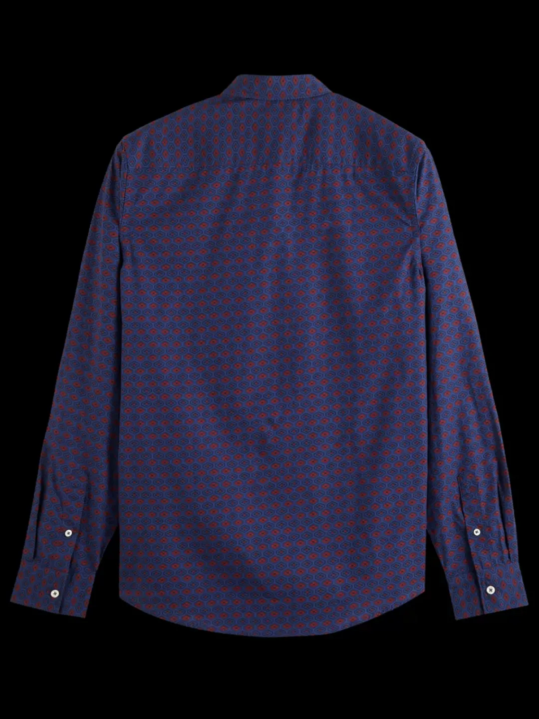Online Scotch & Soda Slim fit ditsy aop shirt