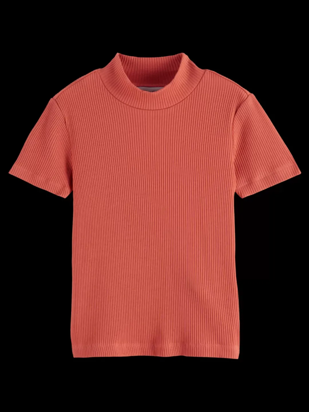 Outlet Scotch & Soda SLIM-FIT MOCK NECK T-SHIRT Negroni