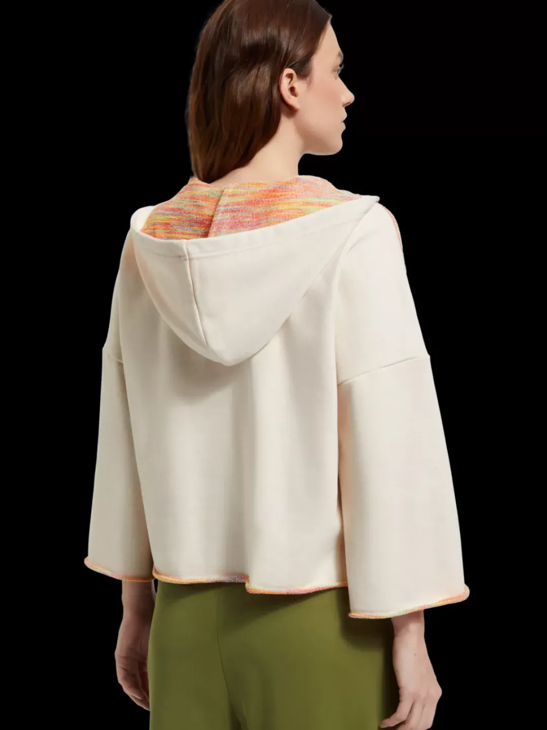 Best Scotch & Soda SLOUCHY FIT SHOULDER DETAIL HOODIE SoftIce