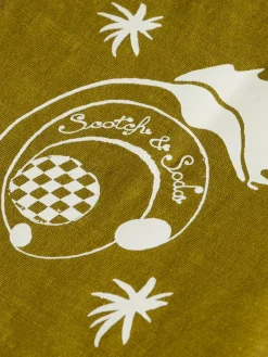 Discount Scotch & Soda SLUB V-NECK REGULAR FIT T-SHIRT