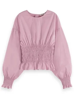 Best Scotch & Soda SMOCKED TOP