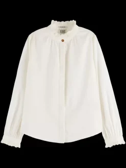 Sale Scotch & Soda SOFT WHITE SHIRT OffWhite