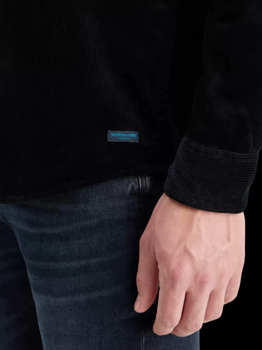 Best Scotch & Soda SOLID CORDUROY SHIRT