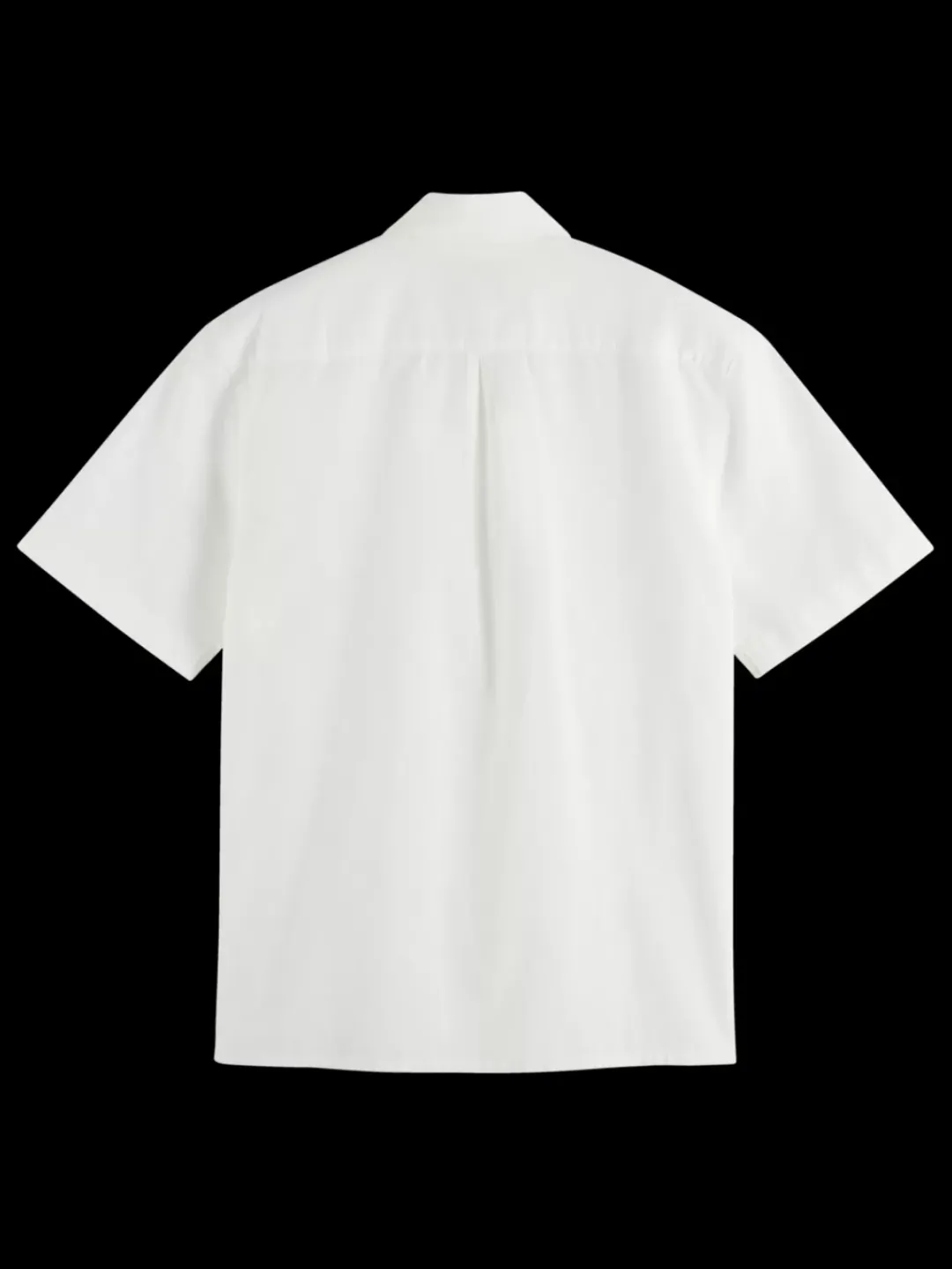 Clearance Scotch & Soda Solid cotton shirt BrightWhite