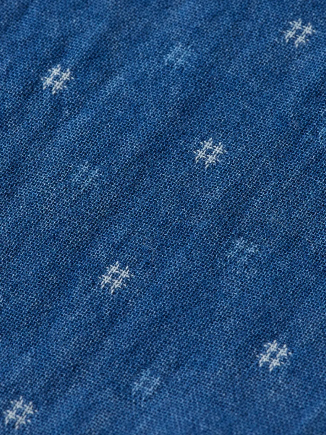 Hot Scotch & Soda Special denim weave with wash effects shirt WashedIndigo