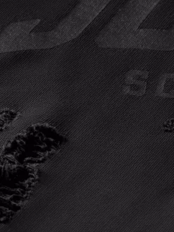 Clearance Scotch & Soda SPRAYED HOODIE WITH DESTROYED DETAILS