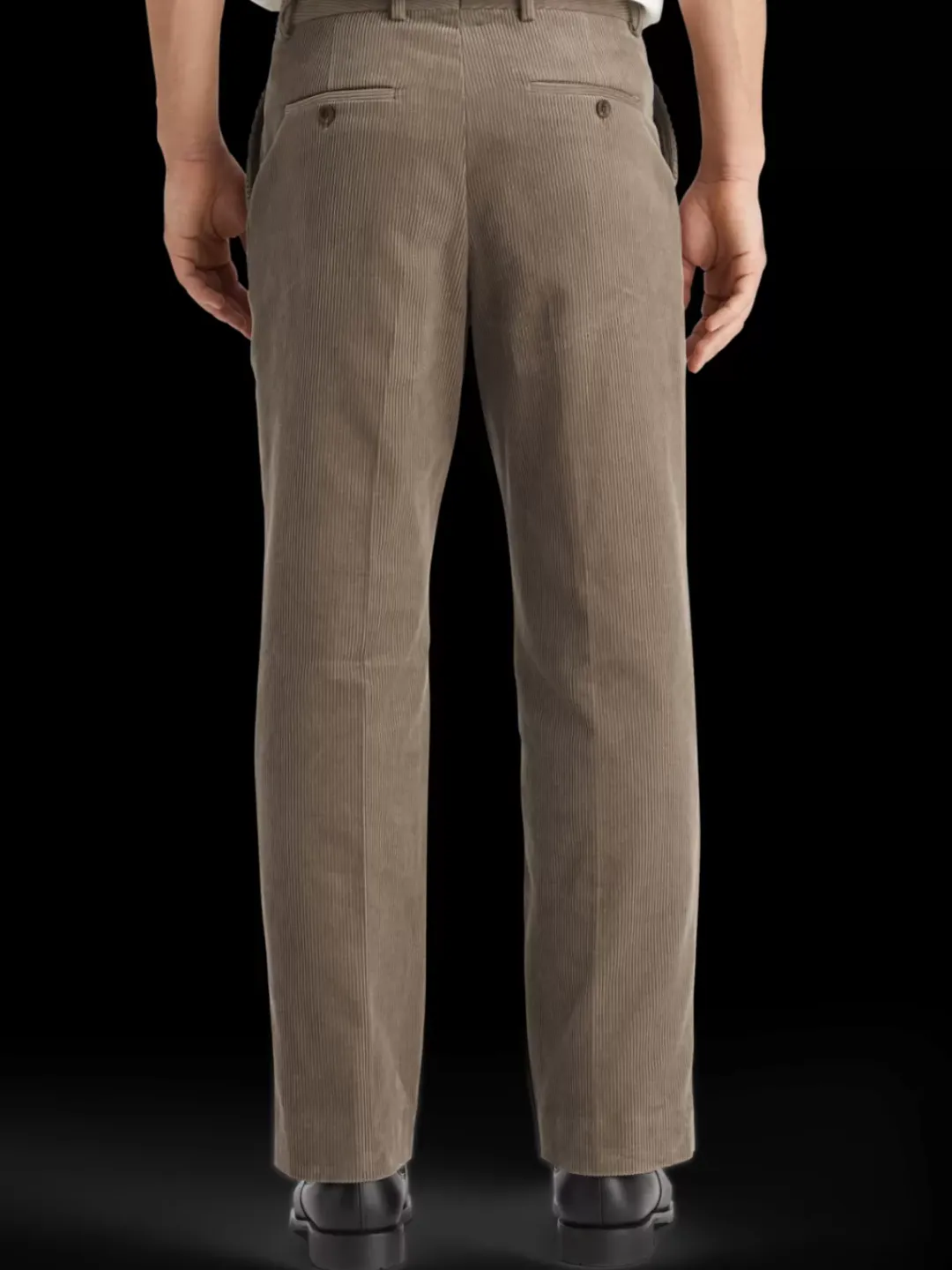Hot Scotch & Soda Straight fit cotton corduroy chino Cappuchino