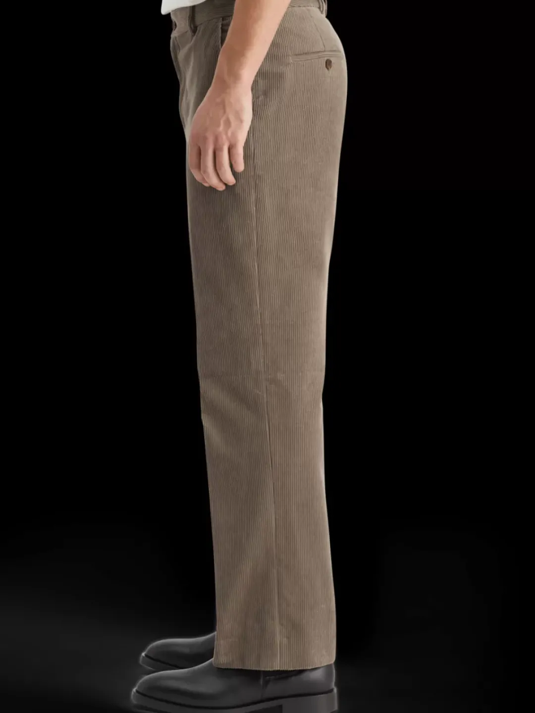 Hot Scotch & Soda Straight fit cotton corduroy chino Cappuchino