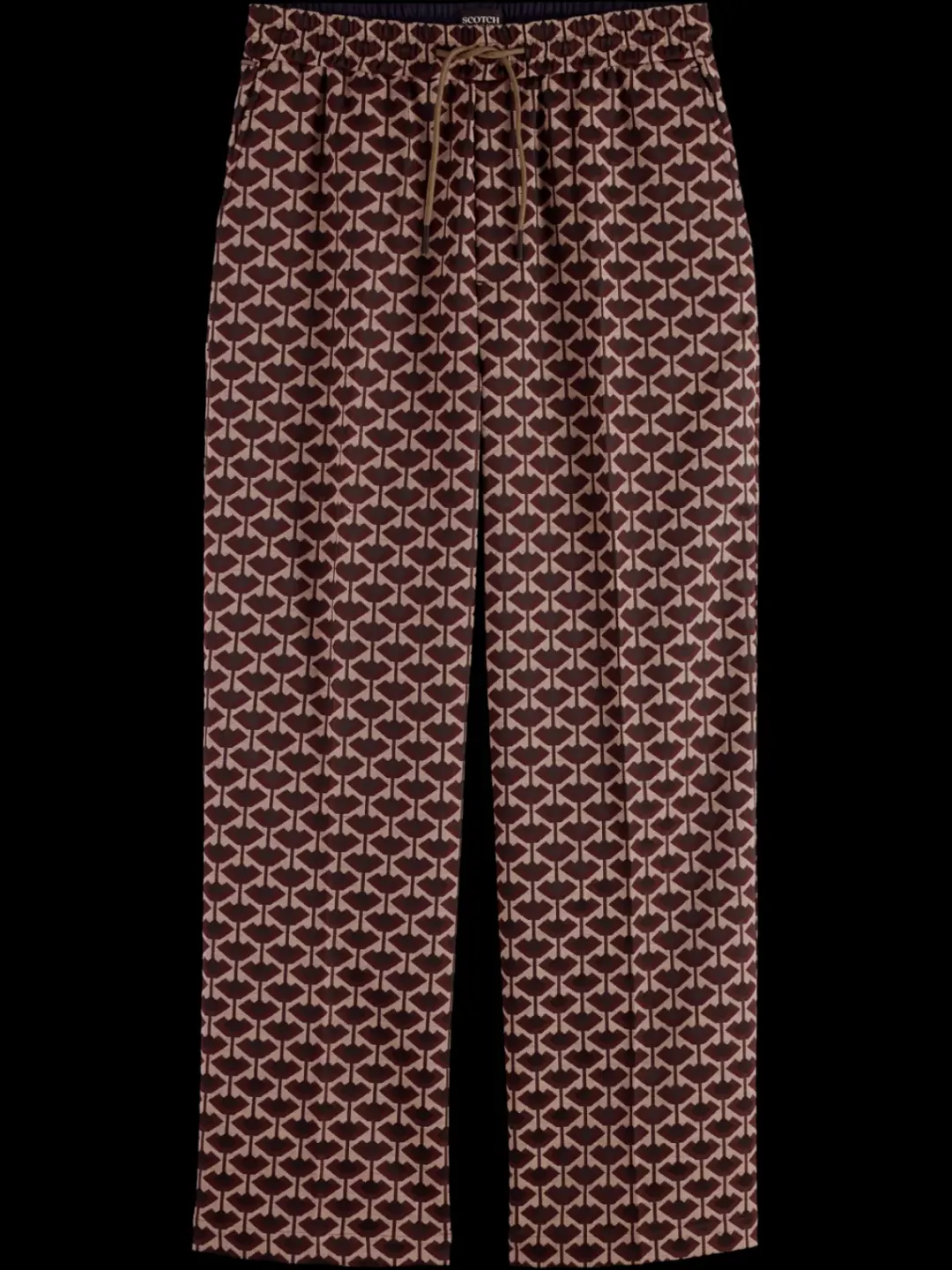 Online Scotch & Soda STRAIGHT FIT JACQUARD JOGGER GeoTulip